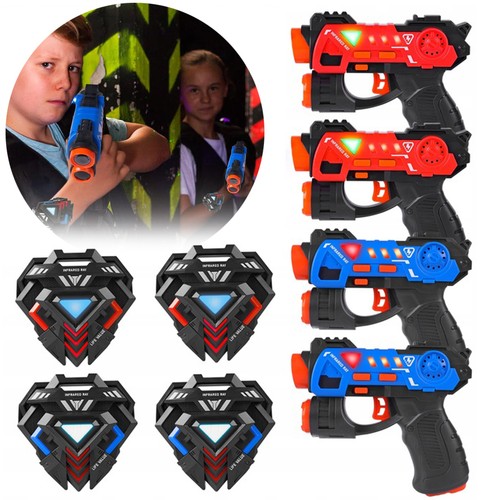 Electric laser tag guns set - guns,