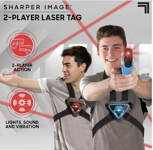 Sharper image laser tag set - image,