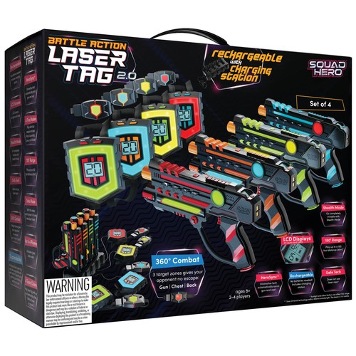 Rechargeable laser tag set 360 - rechargeable,
