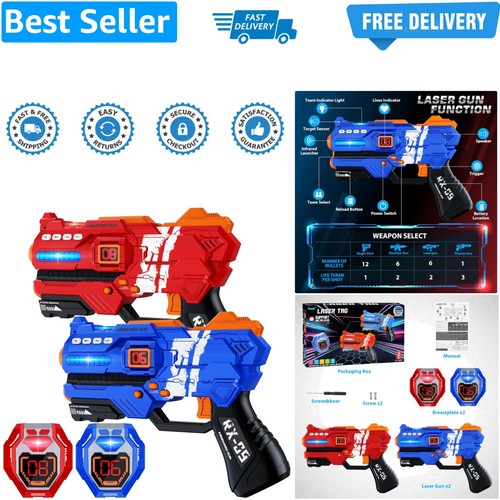 Laser tag guns - set,