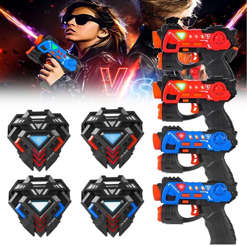 Electric laser tag guns set - laser,