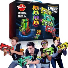 Kids x4 Laser Tag Guns Battle
